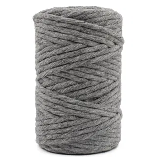 Melange Grey Single Strand Macrame Cord sample, design MT-AE41668A, view 10