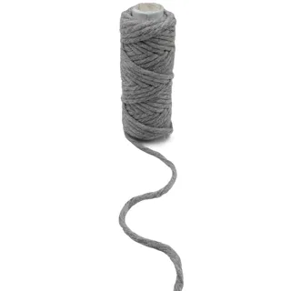 Melange Grey Single Strand Macrame Cord sample, design MT-AE41668A, view 9
