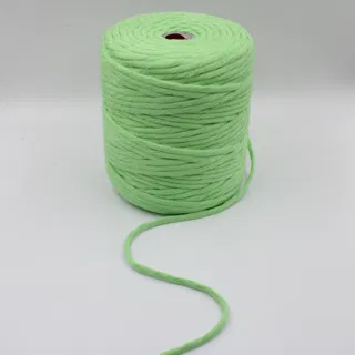 Mint Green Single Strand Macrame Cord sample, design MT-3A8476EE, view 3