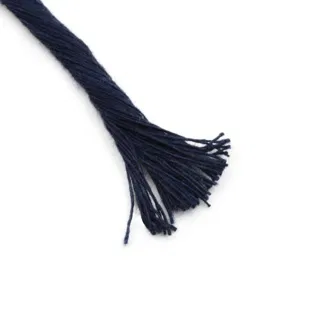 Navy Blue Single Strand Macrame Cord sample, design MT-FE42B4DC, view 7