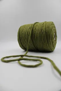 Olive Green Single Strand Macrame Cord sample, design MT-651EE5AA, view 3