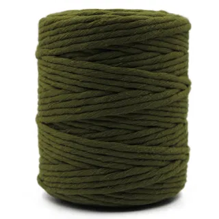 Olive Green Single Strand Macrame Cord sample, design MT-651EE5AA, view 6