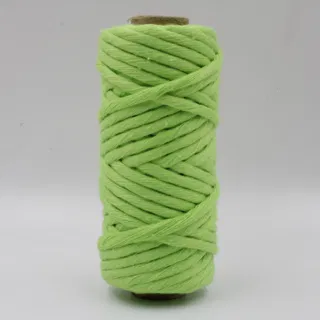 Parrot Green Single Strand Macrame Cord sample, design MT-B0B6224D, view 3