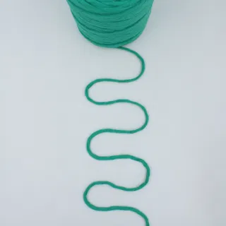 Sea Green Single Strand Macrame Cord sample, design MT-B07B810F, view 3