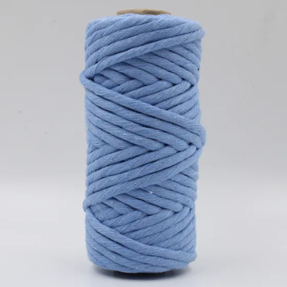 Cornflower Sky Blue Single Strand Macrame Cord