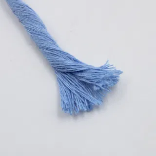 Cornflower Sky Blue Single Strand Macrame Cord sample, design MT-10861CBE, view 3