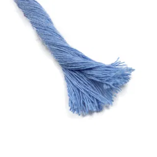 Cornflower Sky Blue Single Strand Macrame Cord sample, design MT-10861CBE, view 6