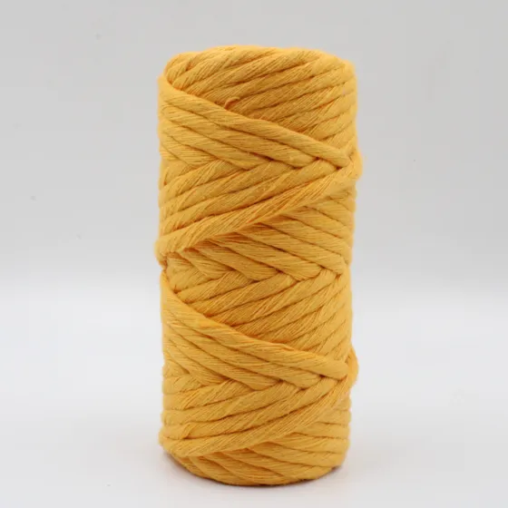 Golden Yellow Single Strand Macrame Cord