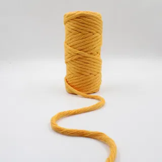Golden Yellow Single Strand Macrame Cord sample, design MT-2722D52D, view 2