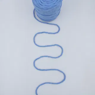 Sky Blue Single Strand Macrame Cord sample, design MT-44FF0B9A, view 3