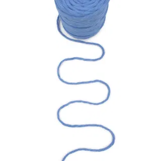 Sky Blue Single Strand Macrame Cord sample, design MT-44FF0B9A, view 6