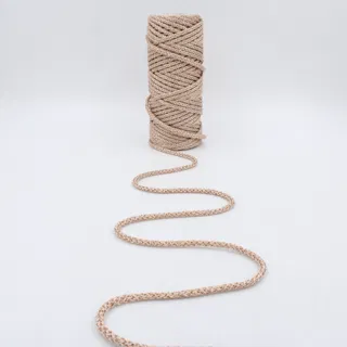 Tan and Sand Flecked Knitted Cord sample, design MT-F5853634, view 2