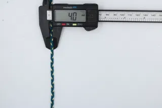 Dark Teal Green and Gold Metallic Choti Braid sample, design MT-F516D35A, view 6