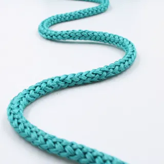 Turquoise Tubular Knitted Cord sample, design MT-601337E9, view 3