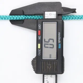 Turquoise Tubular Knitted Cord sample, design MT-601337E9, view 4