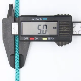 Turquoise Tubular Knitted Cord sample, design MT-601337E9, view 8