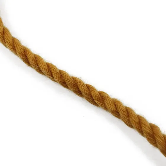 Golden Brown 3-Ply Twisted Macrame Cord