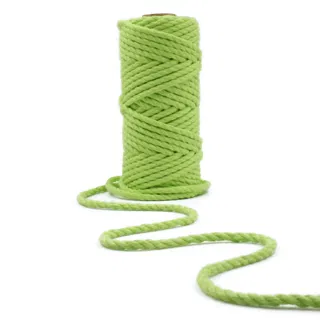 Parrot Green 3-Ply Twisted Macrame Cord sample, design MT-C98EFE61, view 15