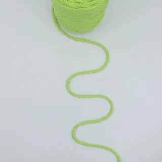 Parrot Green 3-Ply Twisted Macrame Cord sample, design MT-C98EFE61, view 3
