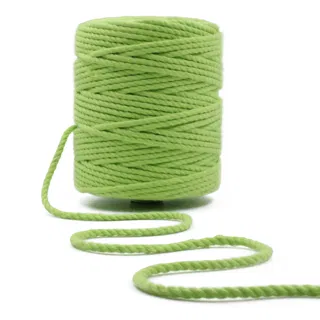 Parrot Green 3-Ply Twisted Macrame Cord sample, design MT-C98EFE61, view 37