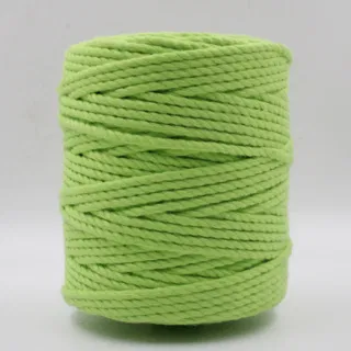 Parrot Green 3-Ply Twisted Macrame Cord sample, design MT-C98EFE61, view 28