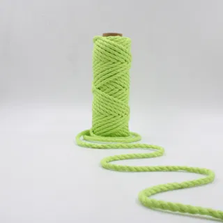 Parrot Green 3-Ply Twisted Macrame Cord sample, design MT-C98EFE61, view 18