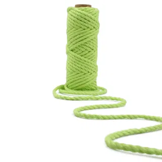 Parrot Green 3-Ply Twisted Macrame Cord sample, design MT-C98EFE61, view 23