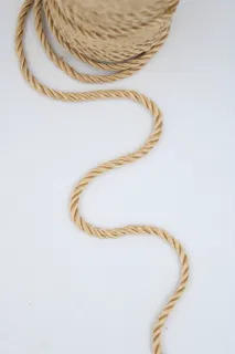 Sand Beige 3-Ply Twisted Macrame Cord sample, design MT-716A71AC, view 2
