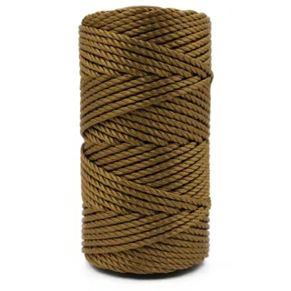 Bronze 3-Ply Twisted Macrame Cord sample, design MT-E447D4B3, view 5