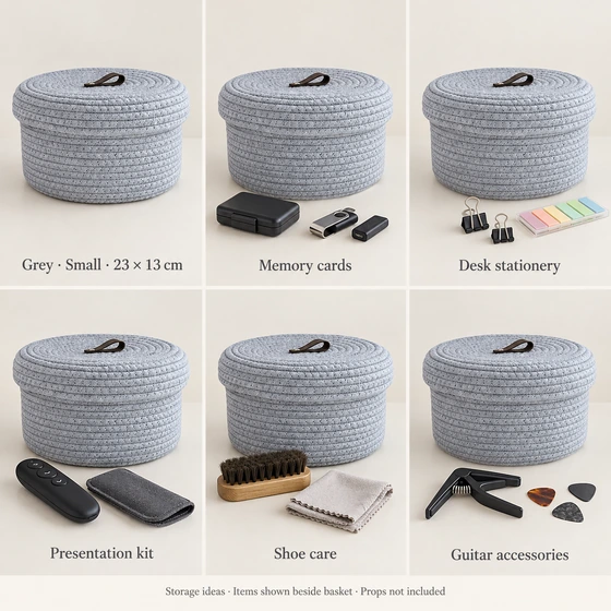 Grey · Small · 23 × 13 cm — Memory cards, Desk stationery, Presentation kit, Shoe care, Guitar accessories