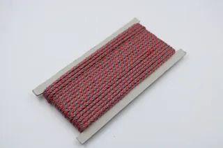 Coral and Grey Braided Dori sample, design MT-86B6A3DD, view 2