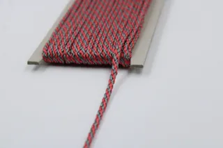 Coral and Grey Braided Dori sample, design MT-86B6A3DD, view 4