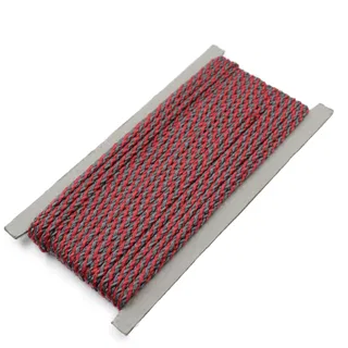 Coral and Grey Braided Dori sample, design MT-86B6A3DD, view 6