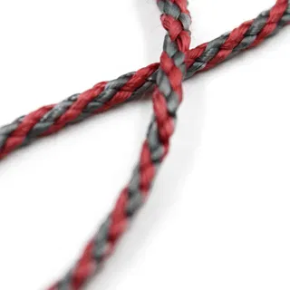 Coral and Grey Braided Dori sample, design MT-86B6A3DD, view 8