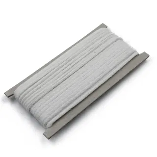 Bright White Braided Cord sample, design MT-060C56F5, view 6