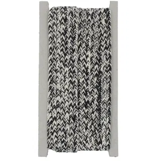 Cream White and Black Choti Braid sample, design MT-B25C8433, view 8