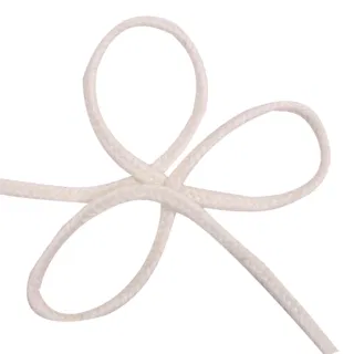 White Rounded Choti Braid sample, design MT-9F1F5344, view 2