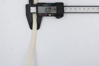 Natural Off-White Flat Drawstring Cord sample, design MT-2A850EED, view 5