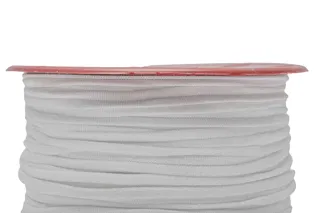 White Elastic Tape on a Red Spool sample, design MT-73910D2D, view 2