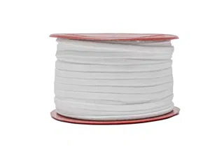 White Elastic Tape on a Red Spool sample, design MT-73910D2D, view 4