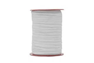 White Elastic Tape on a Red Spool sample, design MT-73910D2D, view 6