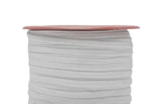 White Elastic Tape on a Red Spool sample, design MT-73910D2D, view 7