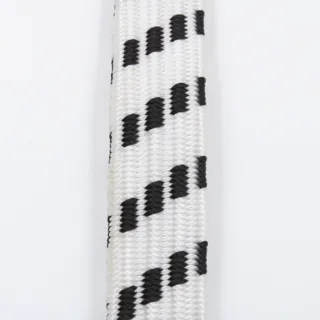 White and Black Flat Bungee Cord with Hooks sample, design MT-78BC57F4, view 3