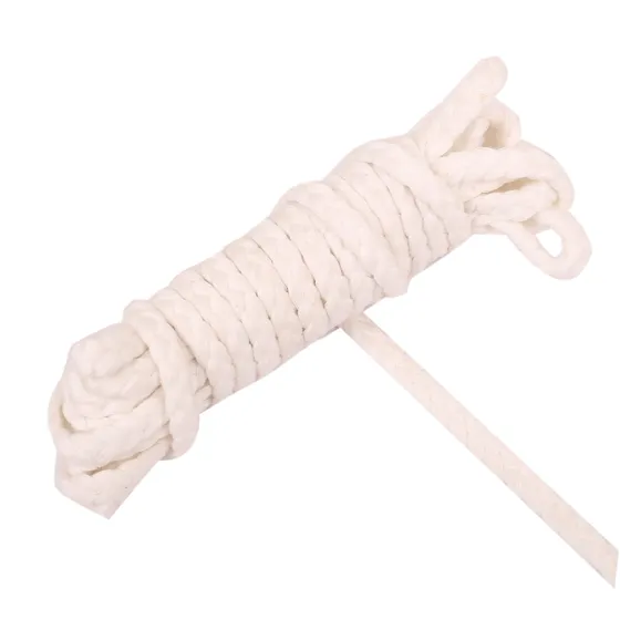 White Flat Textured Choti Braid