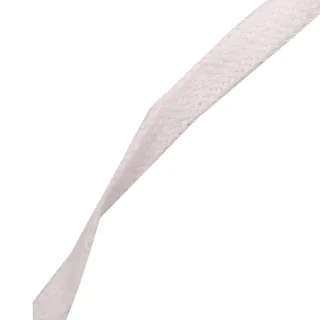 White Flat Woven Trim Tape sample, design MT-2684B423, view 2