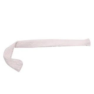White Flat Woven Trim Tape sample, design MT-2684B423, view 3