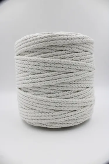 Off-White Knitted Cord on a Plain Tube