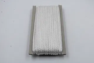 White Knitted Cord on Card and Reel sample, design MT-49B2EDC8, view 2