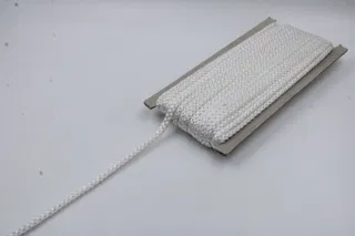 White Knitted Cord on Card and Reel sample, design MT-49B2EDC8, view 3