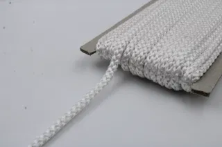White Knitted Cord on Card and Reel sample, design MT-49B2EDC8, view 4